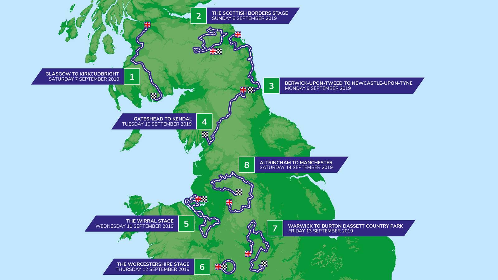Full Tour of Britain Routes Announced
