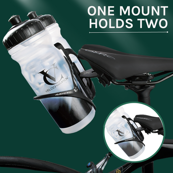 Premium Double Bottle Cage Mounting Kit VeloChampion