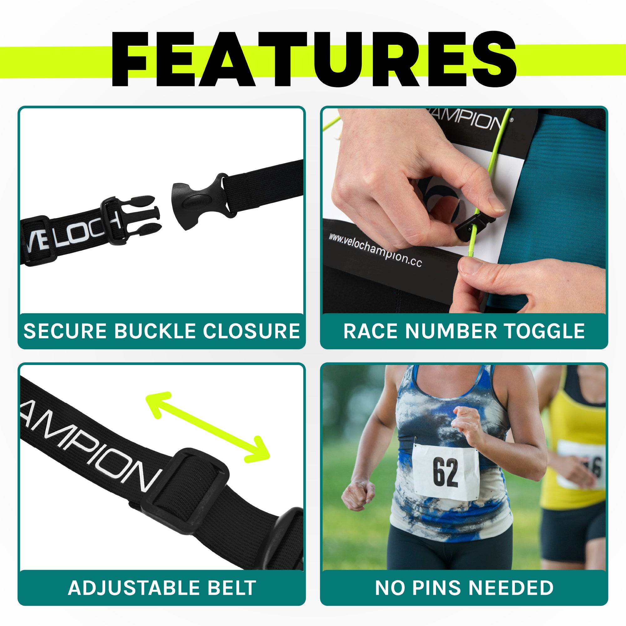 Cintura con pettorina, per maratona, triathlon e ciclismo, Cintura nera., Taglia unica, Cintura da gara Cintura con pettorina, per maratona, triathlon e ciclismo, Cintura nera., Taglia unica, Cintura da gara