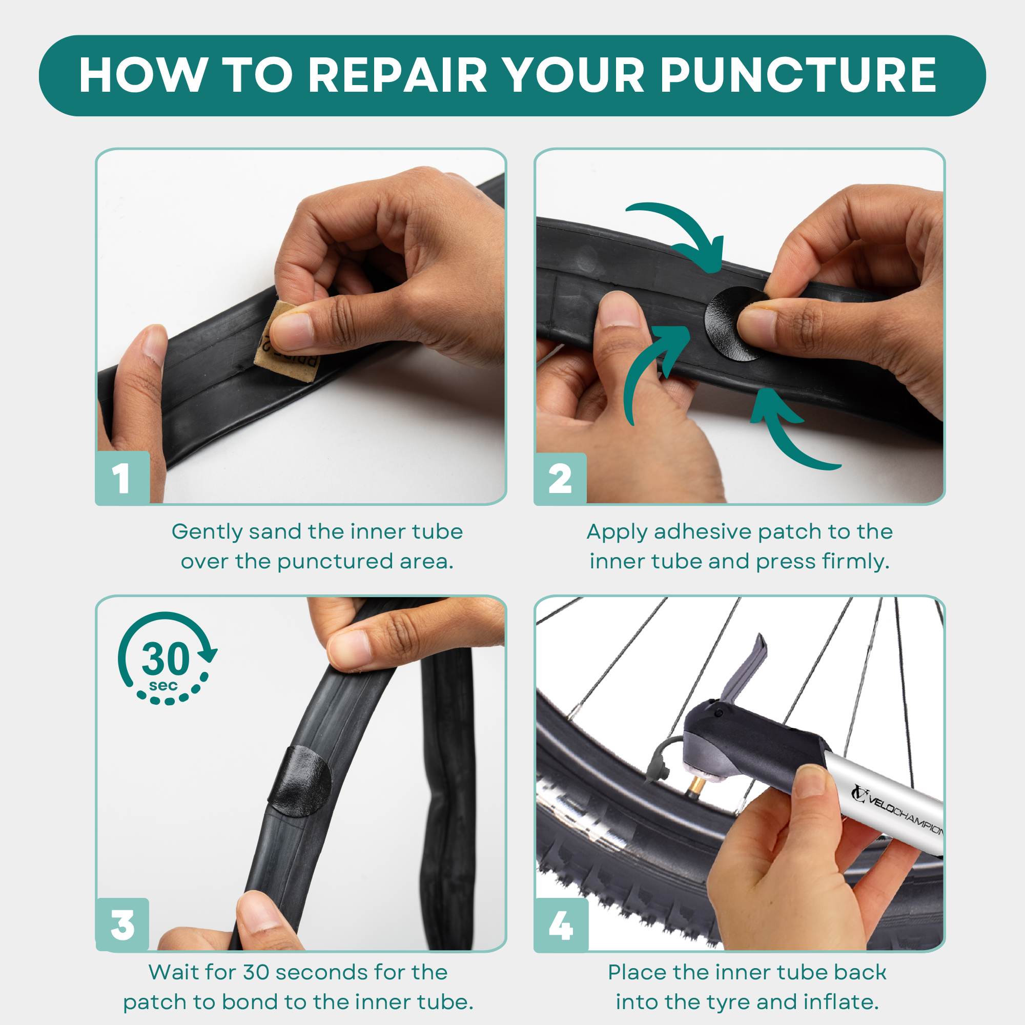 Bicycle Tube Inner Tube Puncture Repair Inner Tube Puncture Bike