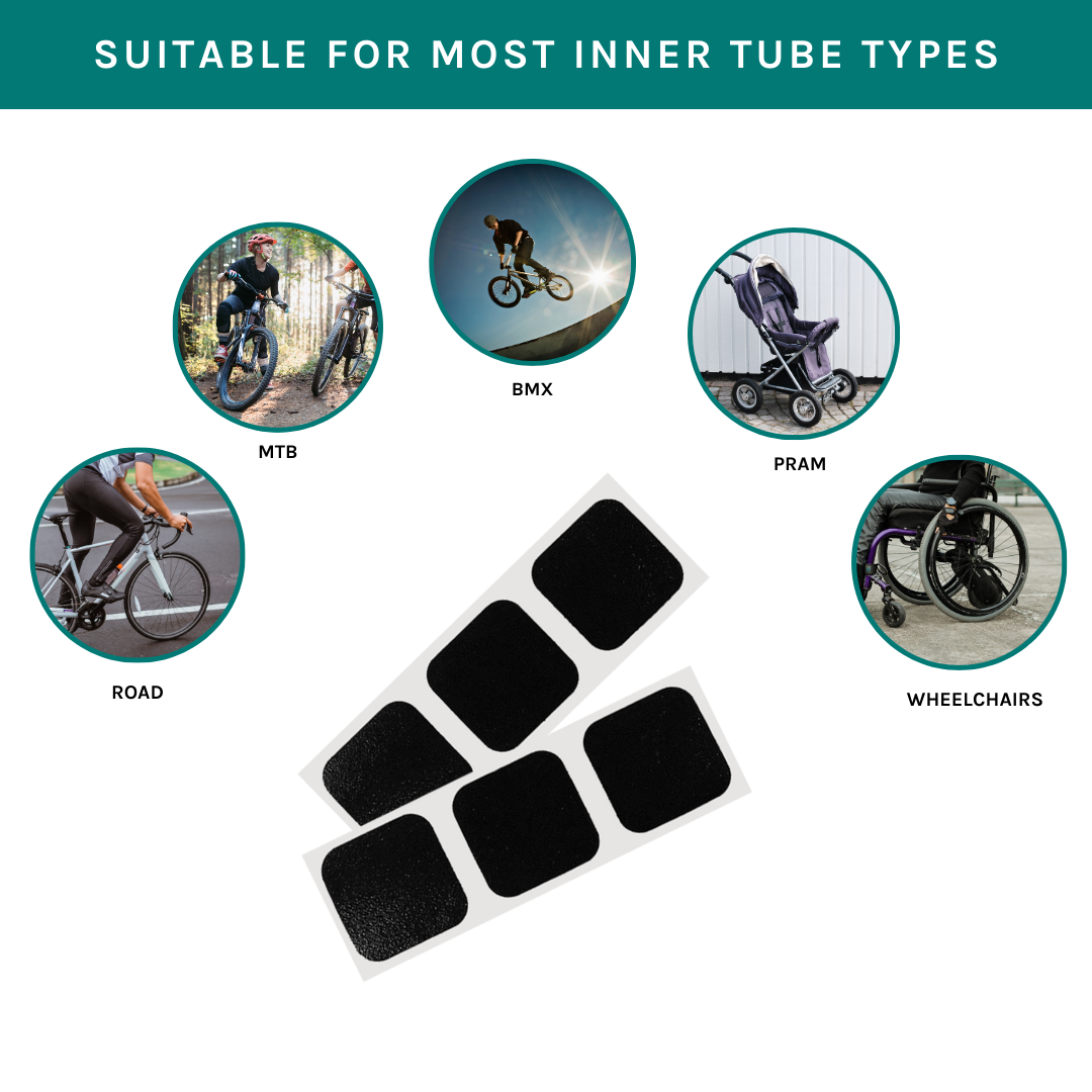 Glueless puncture top repair kit