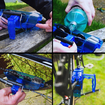 VeloChampion Bike Cleaning Kit Bundle, Blue