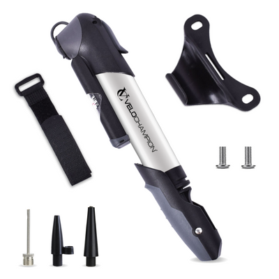 Mini bike pump with gauge hotsell