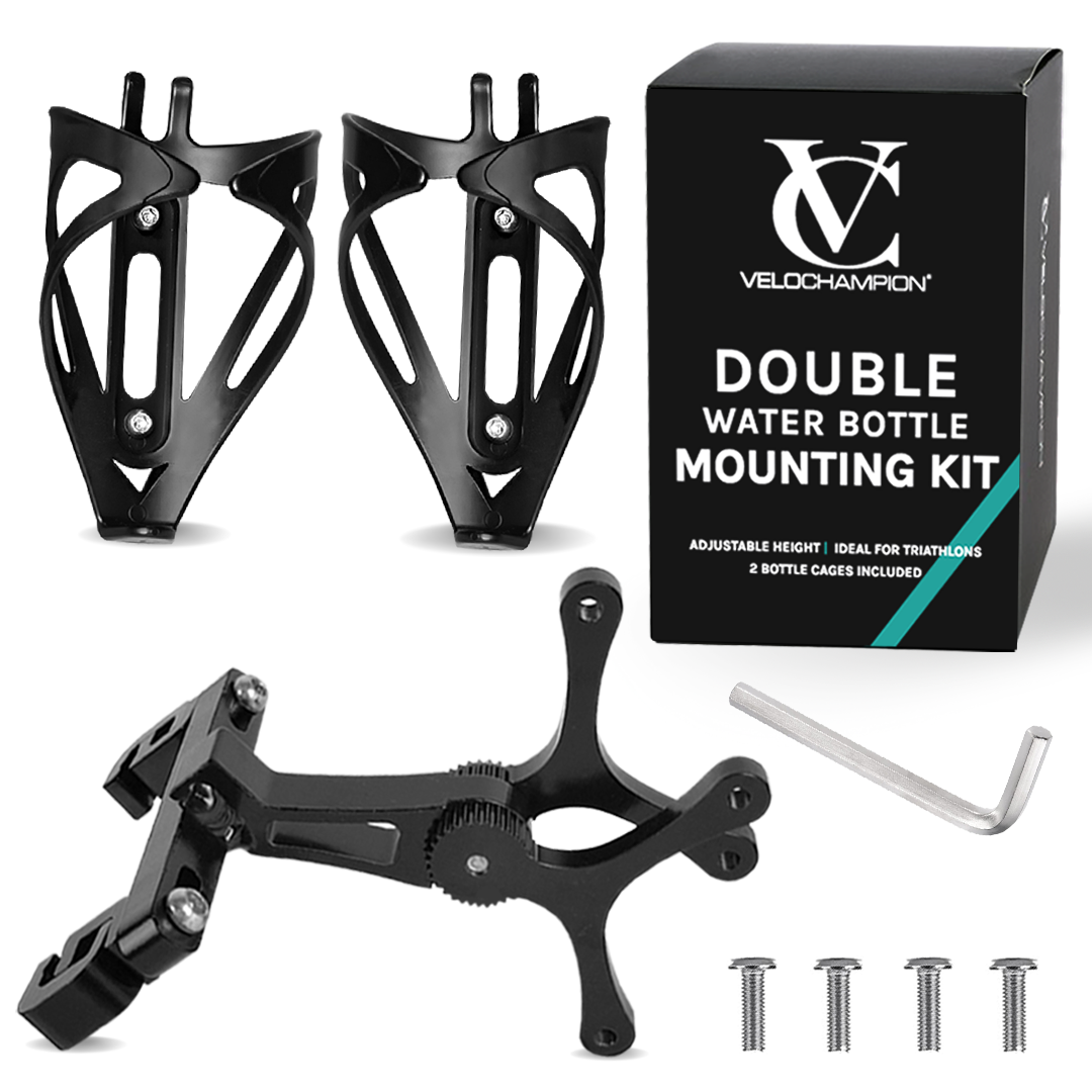 Bike double water bottle holder hotsell