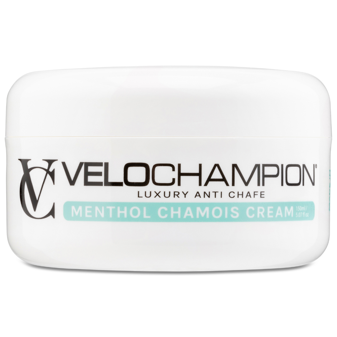 VeloChampion Menthol Anti Chafe Chamois Cream for Cycling & Running