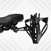 Double Water Bottle Cage Mount - Alloy Black for Cycling Triathlon Bike