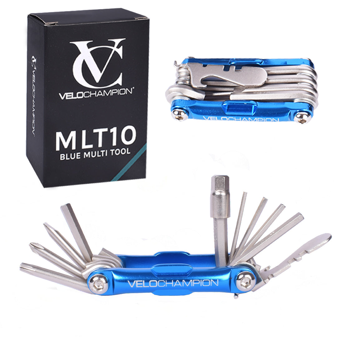 VeloChampion 14 in 1 Blue Bike Multitool with Storage Case
