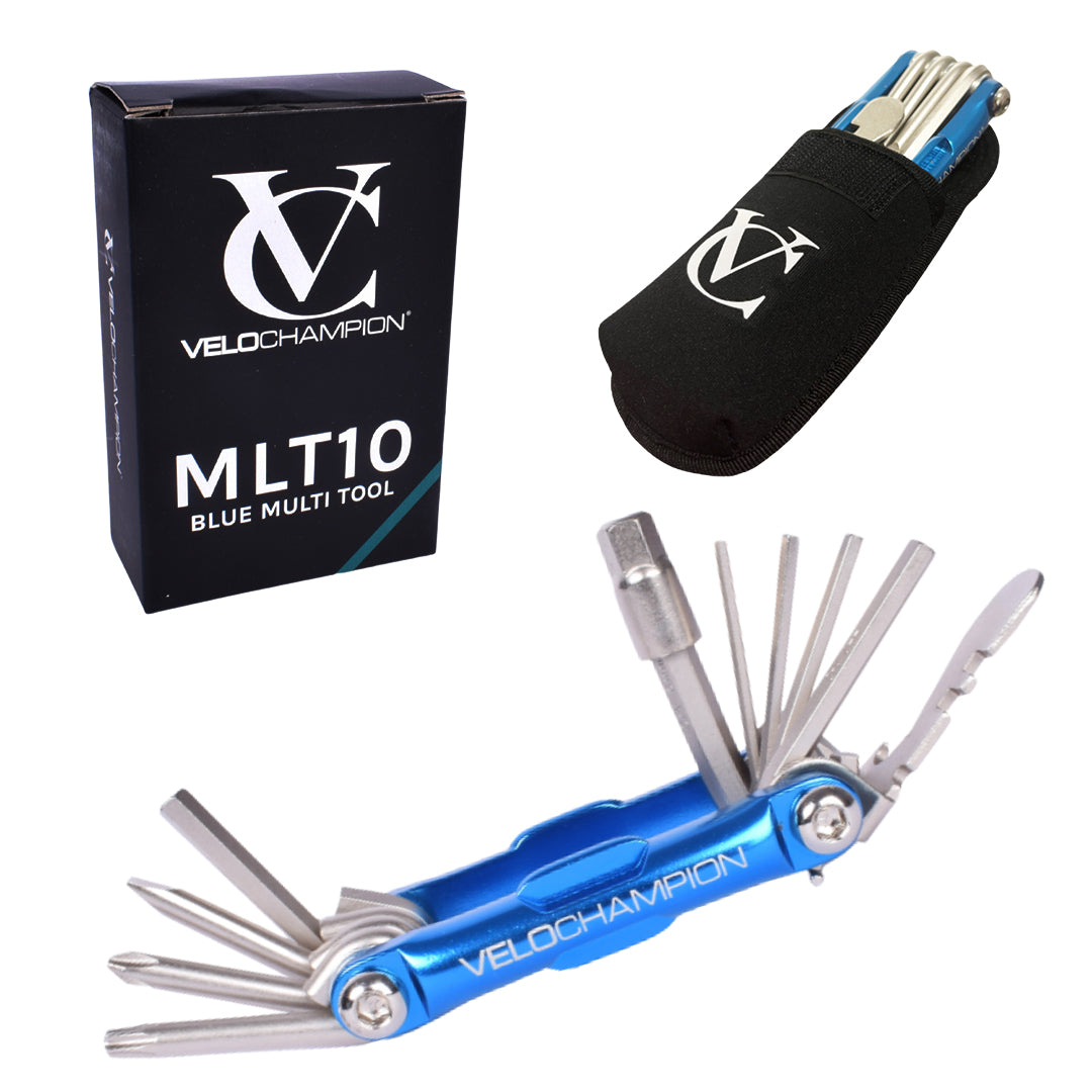 VeloChampion 14 in 1 Blue Bike Multitool with Storage Case