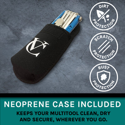 VeloChampion 14 in 1 Blue Bike Multitool with Storage Case