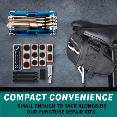 VeloChampion 14 in 1 Blue Bike Multitool with Storage Case
