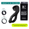 VeloChampion Garmin Compatible Handlebar Mount whats in the box