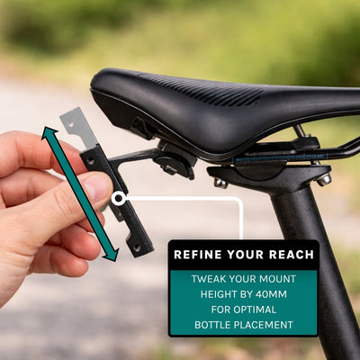 VeloChampion Premium Triathlon Double Bottle Cage Mounting Kit + 2 Cages Ideal for Triathlons, Road and Time Trial Bikes