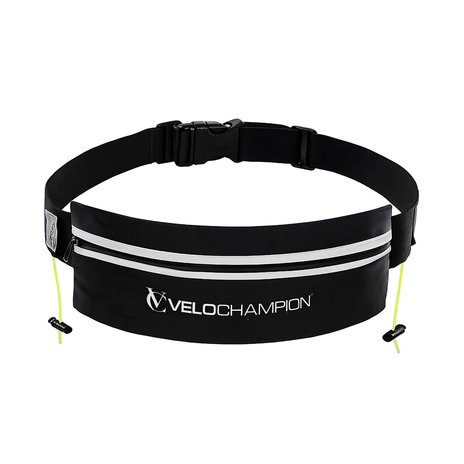 VeloChampion Reflective Running Number Belt Waist Pack Plus Storage Pocket
