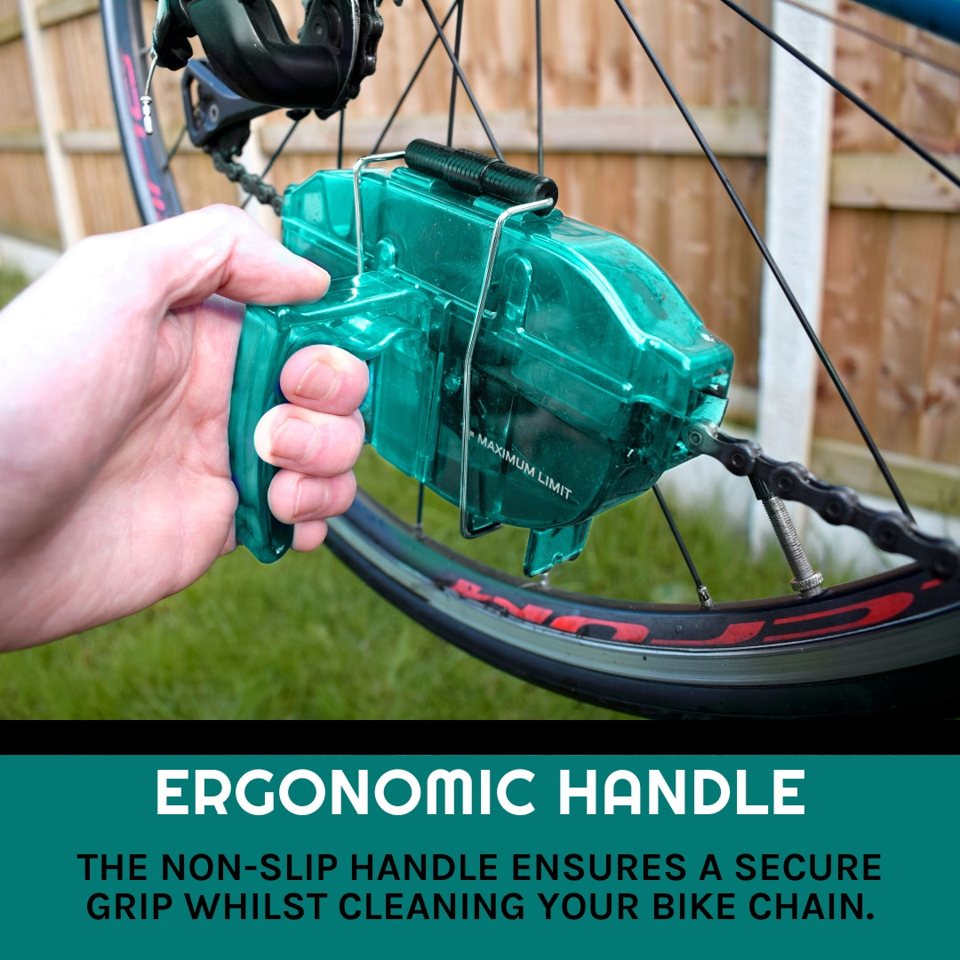 VeloChampion Green Handheld Bike Chain Cleaning Tool | No Chain Removal Needed