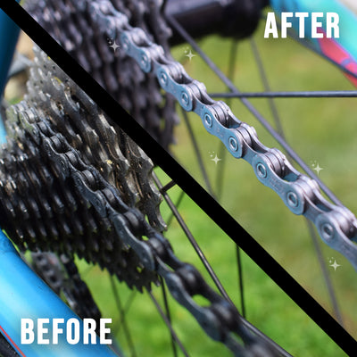velochampion chain cleaner before after