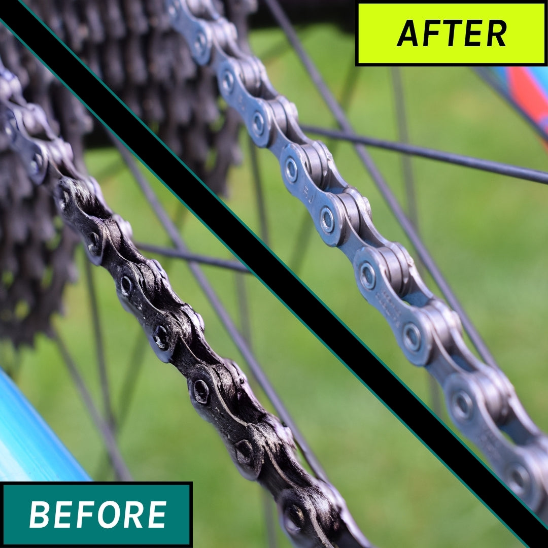 VeloChampion Green Handheld Bike Chain Cleaning Tool | No Chain Removal Needed