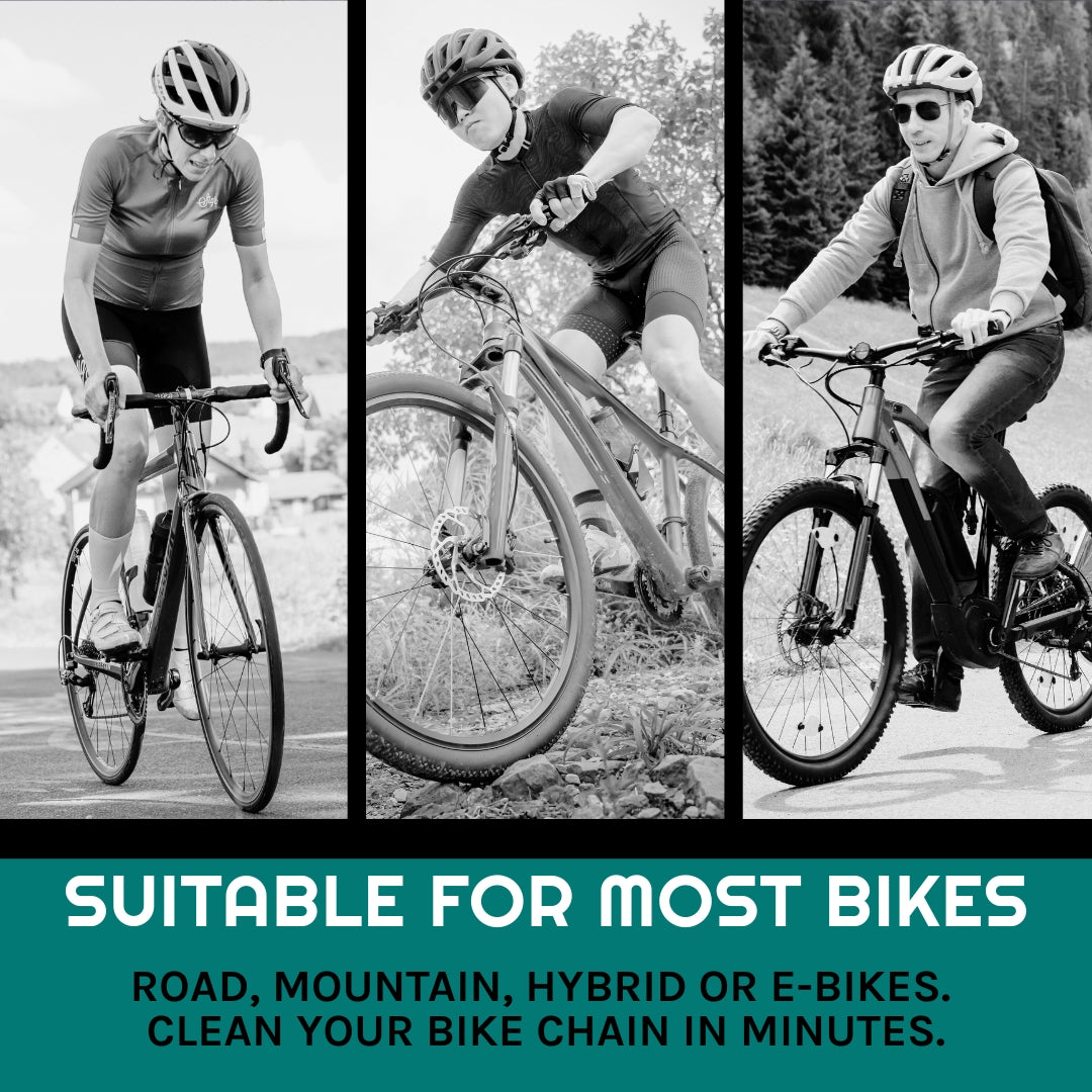 VeloChampion Green Handheld Bike Chain Cleaning Tool | No Chain Removal Needed