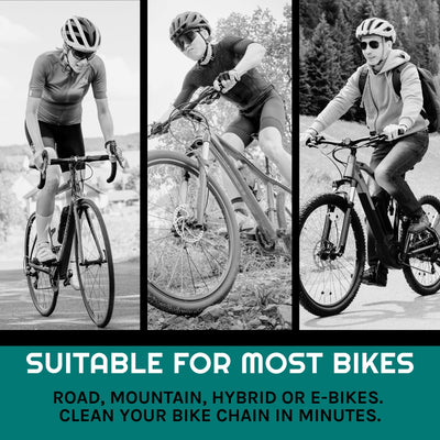 VeloChampion Green Handheld Bike Chain Cleaning Tool | No Chain Removal Needed