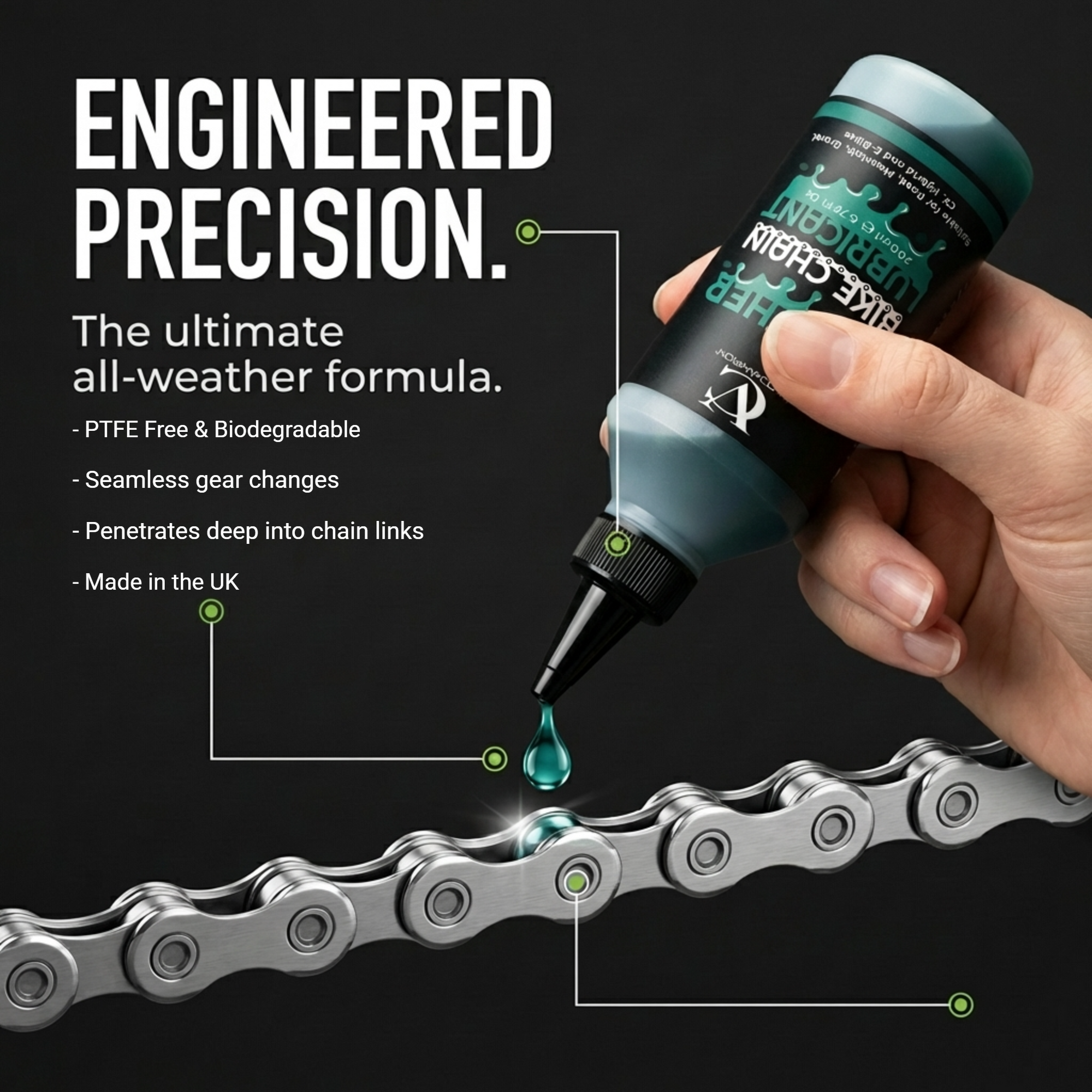 VeloChampion Bike Cleaning Kit Bundle, Green