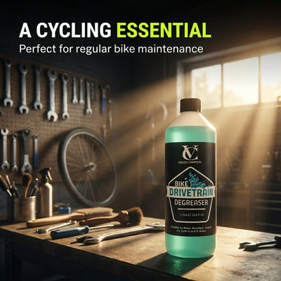 VeloChampion 1 Litre Biodegradable Bike Drivetrain Degreaser Spray | Made in the UK | Suitable for all Bikes