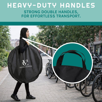 VeloChampion 16"-24" Bike Wheel Storage Bag