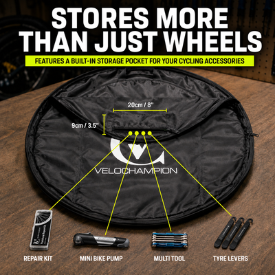 VeloChampion 16"-24" Bike Wheel Storage Bag