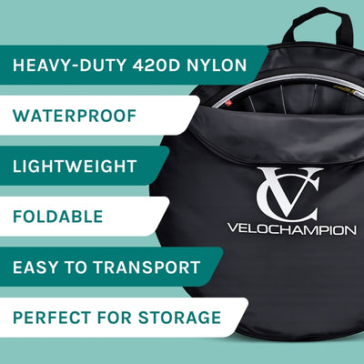 VeloChampion 16"-24" Bike Wheel Storage Bag