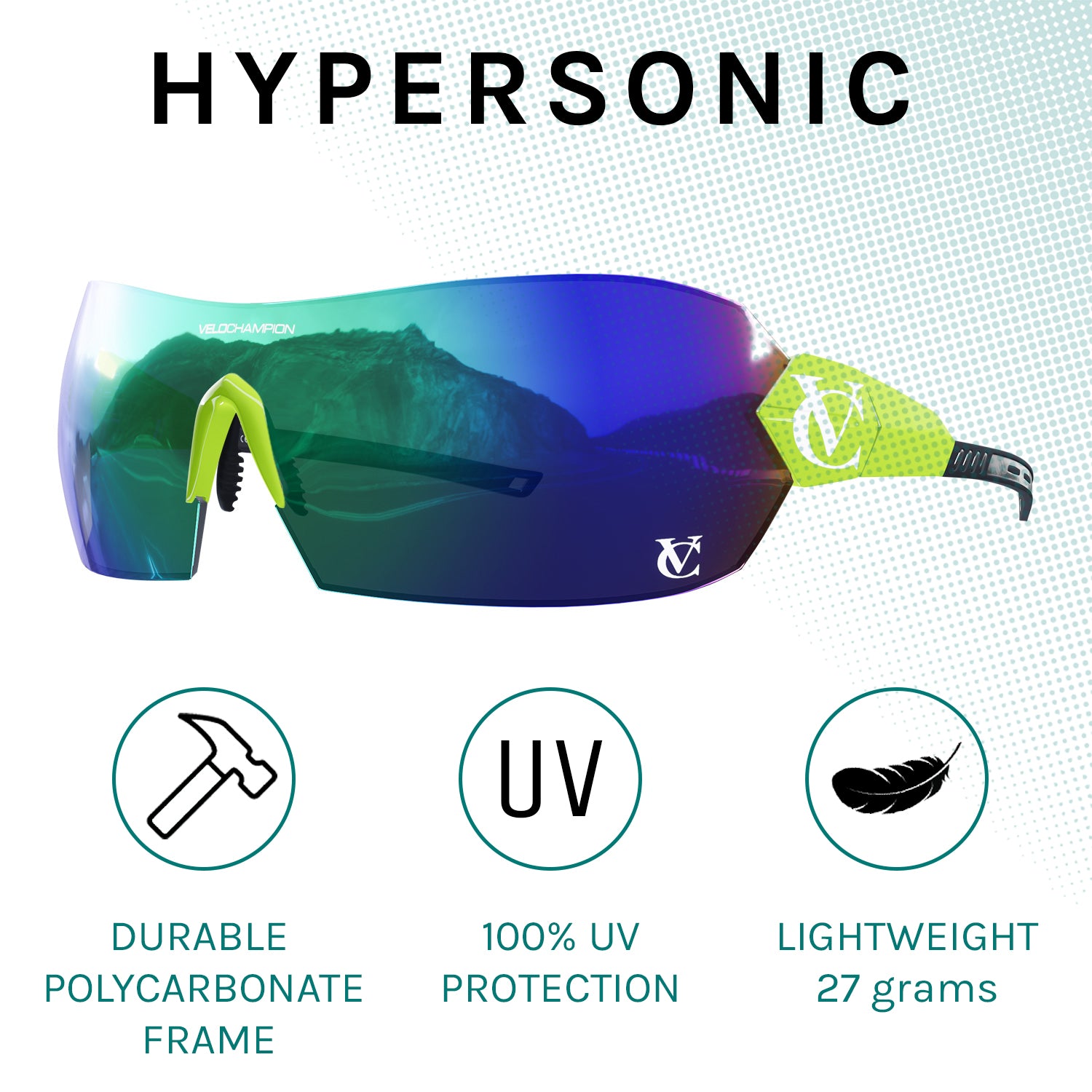 VeloChampion HYPERSONIC Custom Sunglasses Bundle