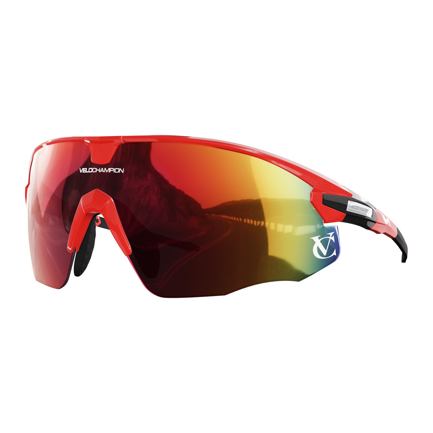 VeloChampion MISSILE, Custom UV400 Customisable Cycling Sunglasses Bundle