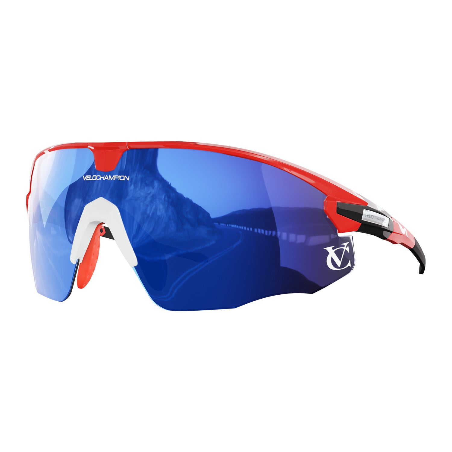 VeloChampion MISSILE, Custom UV400 Customisable Cycling Sunglasses Bundle