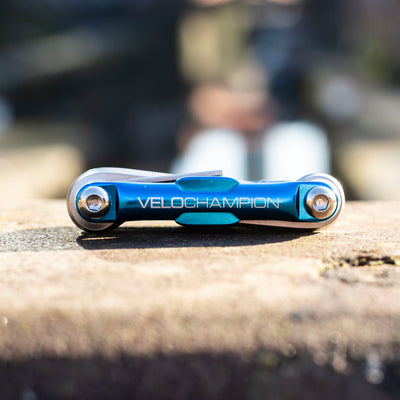 VeloChampion MLT10 Bike Multitool Blue compact