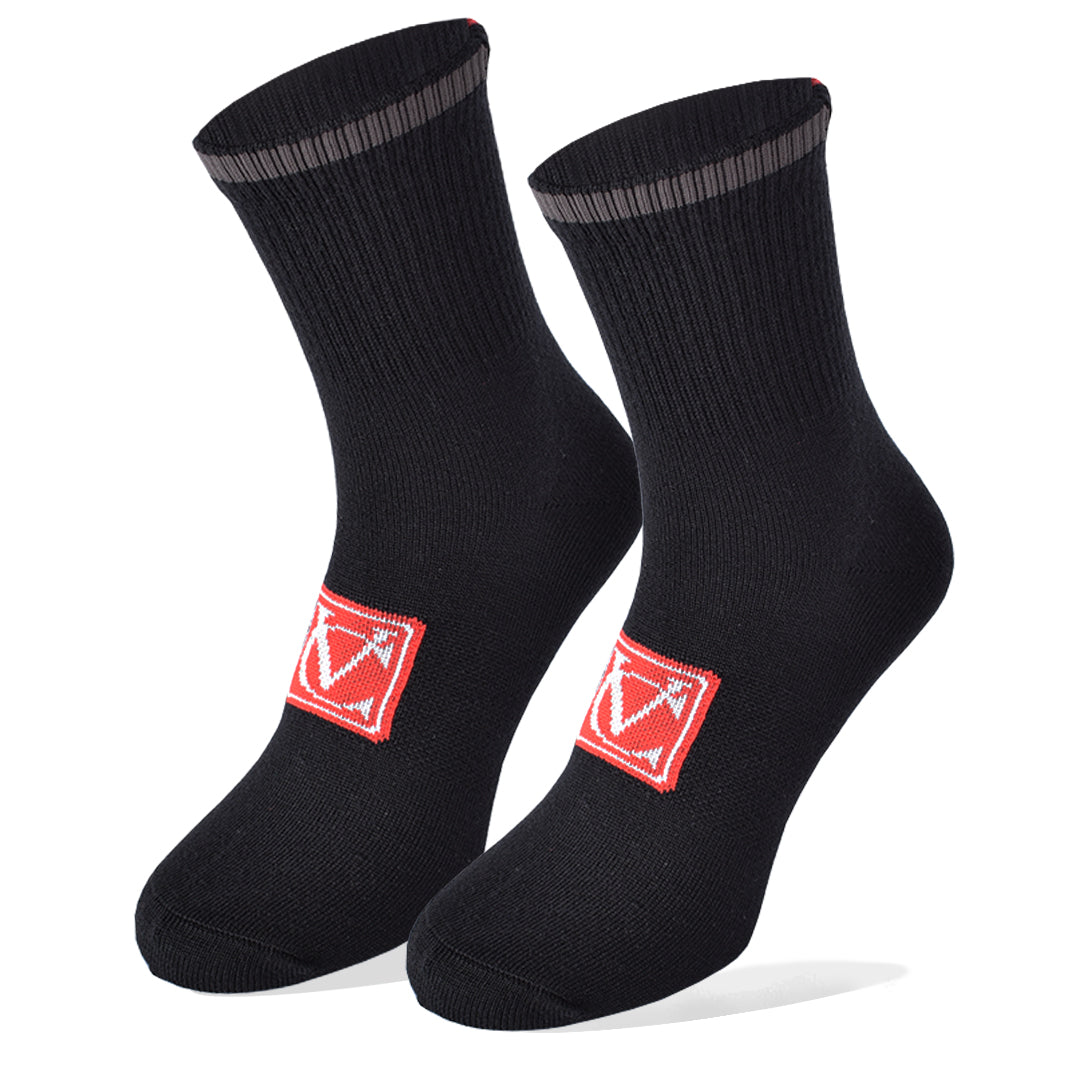 VeloChampion VC Black Wool Sports Socks  - 3 pack