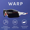 Warp Cycling, Running, Sports Sunglasses + 2 lenses. 7 colour Options