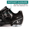 velochampion mountain bike shoes ratchet closure