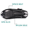 Elite Road Cycling Shoes Suitable for SPD 2 Bolt or 3 Bolt Cleats