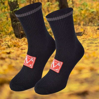 VeloChampion VC Black Wool Sports Socks  - 3 pack