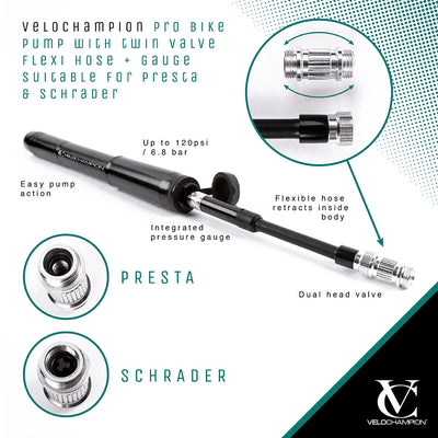 velochampion-bike-pump-with-flexi-hose-infographic-presta-schrader