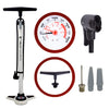 VeloChampion High Pressure Cycling Floor / Track Pump - Inflates Up To 200psi with Dual Valve Head