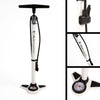 VeloChampion High Pressure Cycling Floor / Track Pump - Inflates Up To 200psi with Dual Valve Head