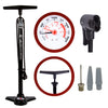 VeloChampion High Pressure Cycling Floor / Track Pump - Inflates Up To 200psi with Dual Valve Head