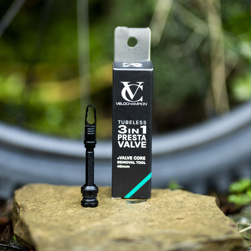 VeloChampion Tubeless Bike Repair Kit Bundle Multitool Tubeless Valve Tyre Repair Kit