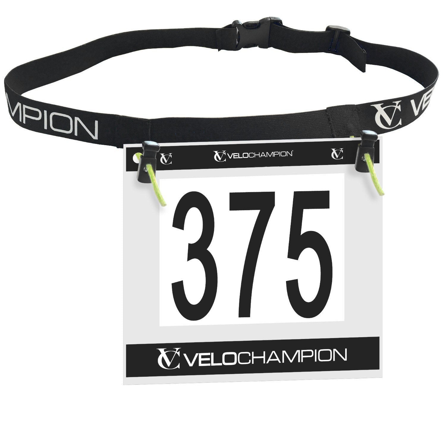 VeloChampion Triathlon / Running Race Number Belt - Fully Adjustable