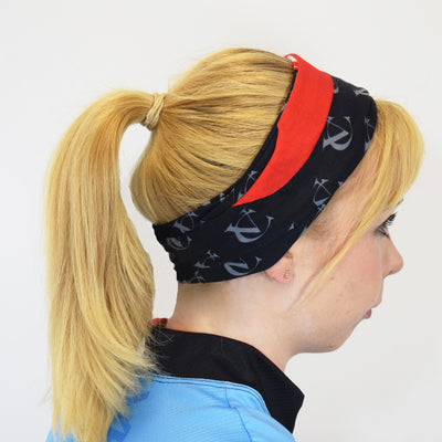 VC Neck warmer snood 6 in 1 uses worn as a headband