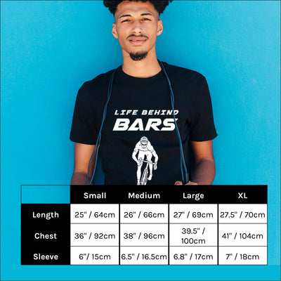 Life behind Bars' Premium Casual Cotton Unisex T-shirt available in 4 Sizes
