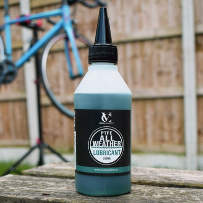 VeloChampion PTFE Biodegradable All Weather Bike Lubricant. 200ml. Made in the UK. Suitable for all Bikes