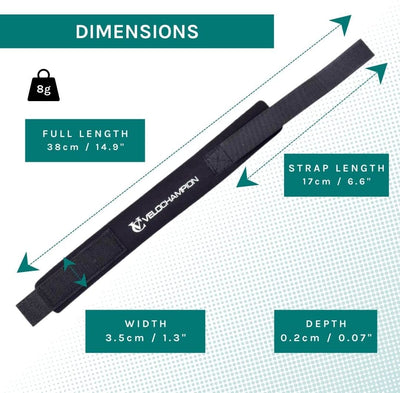 Velochampion Timing chip Strap Dimensions