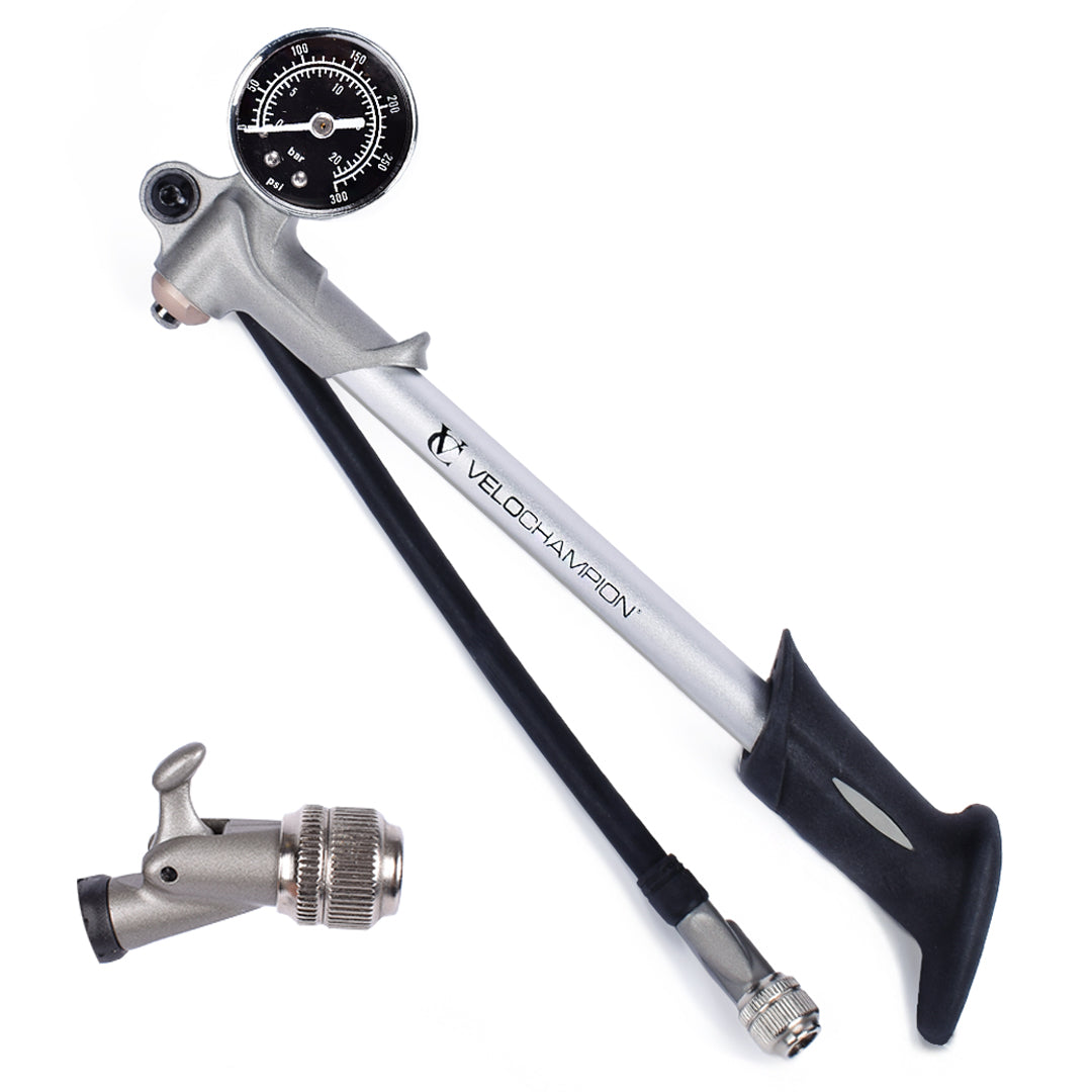 VeloChampion Bike Suspension Shock Pump