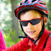 Childrens Warp fixed frame cycling sunglasses with 100% UV protection | VeloChampion