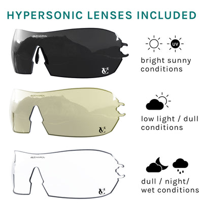 VeloChampion HYPERSONIC Custom Sunglasses Bundle