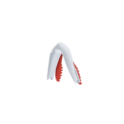 Customisable Hypersonic cycling sunglasses white and red nose piece | VeloChampion